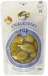 Dumet Olives Greek Green Olives Stuffed with Almonds (17-Percent), 375 Milliliter