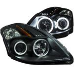 AnzoUSA 121395 Black/Clear/Amber Projector Headlight for Nissan Altima