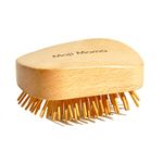 Maji Mama Handmade Natural Wooden Hair Brush Hairbrush with Bamboo Pins Massage Scalp & Detangling All Hair Types