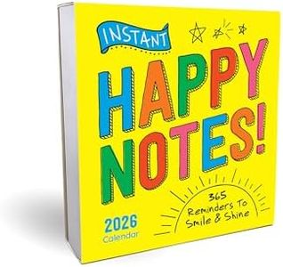 2026 Instant Happy Notes Boxed Calendar: 365 Reminders to Smile and Shine! (Daily Motivational Desk Gift) (Inspire Instant Happiness Calendars & Gifts)