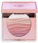 W7 Afterglow Blusher & Highlight Compact - Pink & Gold Glowing Pressed Powder Compact