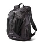 Eddie Bauer Stowaway Packable Backpack-Made from Ripstop Polyester, Onyx, 30L