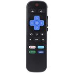 Gvirtue NS-RCRUS-17 Universal Remote Control Replacement for Insignia Roku TV Remote All Insignia Roku Smart LED TV with Spotify, Cineplex, Netflix, Google Play (Model Year 2016 2017 2018 2019 2020)