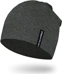 EMPIRELION 9" Multifunctional Lightweight Beanies Hats for Men Women Running Skull Cap Helmet Liner Sleep Caps (Dark Grey Melange, 1)