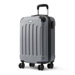 LUGG 20 Inch Skywander Lightweight Travel Cabin Bag - Carry On Approved Suitcase, ABS Shell Protection, Water Resistant & Safe Locking System - Easyjet Overhead Compliant (55x20x35cm)