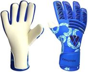 Vizari Evolution Professional Quality Soccer Goalkeeper Gloves | Negative Cut, Extended Palm Grip, 3+3mm Super Grip Latex | Premium Gear for Goalkeepers of All Levels