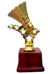 TMW Award for Best Badminton Player 20cm for The Champ of Today Shuttle Cook Trophy