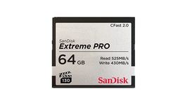 SanDisk 64GB Extreme PRO CFast 2.0 Memory Card - SDCFSP-064G-G46D