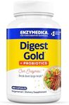 ENZYMEDICA - Digest Gold +Probiotics (180 Capsules) | Digestive Enzyme Supplement | Digestive Enzyme Blend with Probiotics & ATPro, Nutrient Supplement, Gut Health Supplement, Easy Digest, Vegetarian