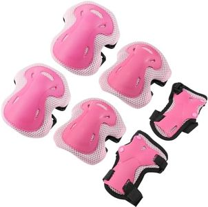 Child Knee Brace Elbow Kids Protective Gear Set for Inline Skating, Rollerblading & Scooter Riding - Adjustable Knee Pads, Elbow Pads, Wrist Guards | Impact-Resistant Safety Equipment for Children