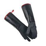 TUNGTAR turkey fryer gloves heat resistant Oven Gloves 17Inches 932℉ BBQ Gloves for Smoker BBQ Oven Gloves for Handling Heat Food on Fryer,Grill,Fireproof