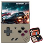 Miyoo Mini Plus,Retro Handheld Game Console,3.5-inch HD Screen,Portable Open Source Game Emulator with Storage Case.Gray