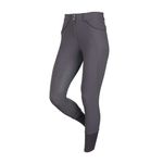 LeMieux Freya Jodhpurs for Women - Equestrian Riding Tights - Full Seat Ladies Horseback Riding Gear (Grey/UK 12)