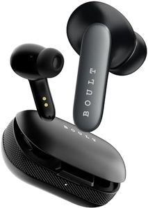 Boult Audio Z20 Pro Truly Wireless Bluetooth Ear buds with 60 Hours Playtime, 4 Mics Clear Calling, Made in India, 45ms Low Latency, Rich Bass Drivers, IPX5, TWS earbuds bluetooth wireless (Jet Black)