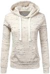 DOUBLJU Basic Lightweight Pullover Hoodie Sweatshirt for Women