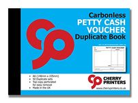 Cherry Carbonless NCR Petty Cash Voucher Duplicate Books A6 50 Sets