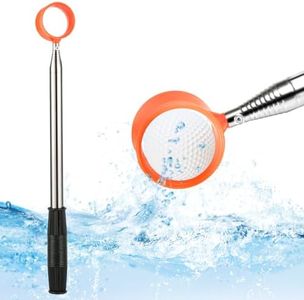 NQEUEPN 39,62-274,32 cm Récupérateur Balle Golf, Antidérapant Télescopique Récupérateur de Balle de Golf pour l'eau Sélecteur de Balle de Golf pour Ramasser dans l'eau ou la Brousse
