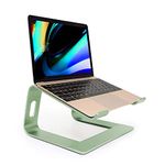 Laptop Stand,Ergonomic Aluminum Laptop Mount Computer Stand,Detachable Laptop Riser,Notebook Holder Stand Compatible with MacBook Pro/Air HP Lenovo Samsung,All 10-17.3" Laptops (Apple Green)