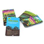 NICED NATION Disc Golf Frenzy – On-Course Disc Golf Challenge Card Game – Exciting, Competitive and Fun Challenge Cards for Disc Golf – for Players of All Skill Levels – 2-5 Players