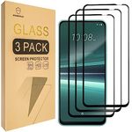 Mr.Shield Screen Protector For HTC U23 / HTC U23 Pro [Full Cover] [Tempered Glass] [9H Hardness] [3-Pack] Screen Protector