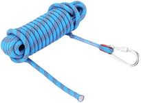 Rock Climbing Rope, 12mm Heavy Duty Home Fire Emergency Escape Rope Paracord Panchute Corad 10M 20M Safety Rope for Hiking Caving Camping Rescue Exploration Mountaineering(20m)