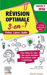 Révision optimale 3 en 1 _ Semestre 1 IFSI: Fiches-Cartes-Audio