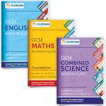 GCSE English, Maths (Foundation) & Science Revision Guide Pack - Includes Digital Editions with 2,000+ English, Maths and Science assessment questions by Daydream Education