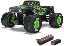 ARRMA RC Truck 1/16 Quake GROM 4X4 RTR Brushed Monster Truck (Battery & Charger Included), Green, ARA2137T2