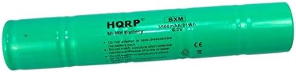 HQRP Ultra High Capacity Ni-Mh 1/2D 6V 3500mAh Rechargeable Battery for Maglite 201701/40070249 / ESR4EE3060 / ET2600D / ML5000 / N38AF008A Battery Replacement