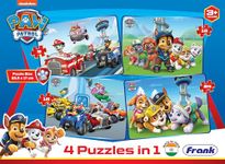 Frank Paw Patrol - A Set of 4 Jigsaw Puzzle for Kids Above 3+ Years - Fun & Challenging Brain Booster Games - for Focus and Memory - Encourage Creative Thinking - 70302