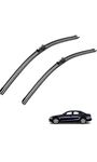 RYU7® Front Wiper Blades Exact Fit Design Fits For A4, Q5, Size-24" 20" (Pack of 2)