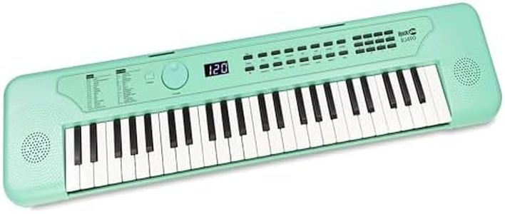 RockJam 49 Key USB Keyboard Piano with Lessons & Keynote Stickers