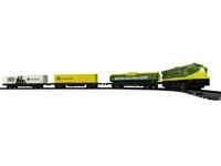 Lionel John Deere Miniature Ready-to-Play Set, Battery-Powered Model Train, Multicolor