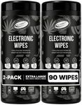 Air Jungles Electronic Wipes Screen Cleaner 45 Ct (2 Pack), No Cloth Needed, XL 8x10inch