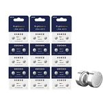 Nightkonic 30 pcs Pack - LR44 AG13 357 SR44 A76 303 Battery 1.5V Button Coin Cell Batteries