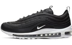 NIKE Men's Nike Air Max 97 Running Shoes, Black Black White 001, 9 UK