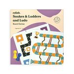 Relish - Dementia Activity Board Games - Snakes & Ladders and Ludo - Alzheimer's Products, Activities & Toys for Elderly/Seniors