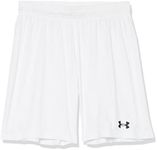 Under Armour Boys' Golazo 3.0 Shorts, White (100)/White, Youth Large