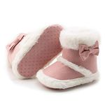 Sonsage Infant Baby Girls Boys Snow Boots Soft Anti-Skid Sole Ankle Premium Booties Newborn Toddler Prewalker Winter Warm Crib Shoes