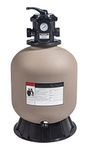 SUNSOLAR Swimming Pool Sand Filter — Corrosion-Proof Pool Cleaning Equipment — Water Filter for Pool to Remove Debris — 19-Inch Diameter Tank with 175 lbs Sand Capacity