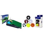 PGA Tour Indoor & Outdoor Golf Putting Mat & PGA TOUR Fun Sport Golf balls