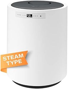 Y&O Umidificatore Ambiente 10L, Umidificatore a Vapore Fino a 100m², Umidificatori per Tutta la Casa per Stanza dei Bambini, Camera da Letto, Ufficio, Volume di Nebbia 400ml/h-1200ml/h, Bianco