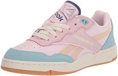 Reebok Women's BB 4000 II Basketball Shoe, Pixel Pink/Vintage Chalk/Blue Pearl, 6 Women