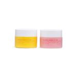 W7 Sweet Dreams Overnight Lip Mask Duo - Strawberry & Grapefruit Flavour 2 Pack - Vitamin E, Aloe Vera and Grape Seed Oil - For Hydrated, Full Looking & Irresistible Lips - 12ml