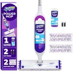Swiffer PowerMop Multi-Surface Mop Kit for Floor Cleaning, Fresh Scent, Mopping Kit Includes PowerMop, 2 Mopping Pad Refills, 1 Floor Cleaning Solution with Fresh Scent and 2 Batteries