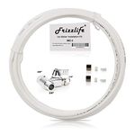 Frizzlife Ice Maker Fridge Water Line Installation Kit Fits For CuZn UC-200, Woder, APEC CS-2500, Frizzlife MK99 Braid Hose Connect Water Filter System-9/16” Thread