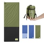 Warm Weather Sleeping Bags for Adults - Lightweight/Compact/Ultralight/Backpacking/Waterproof/Packable, Free Compression Sack - Best for Summer Camp, Hiking, Motorcycle, Easy to Carry, Small Space