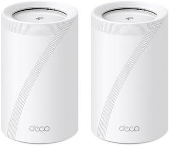 TP-Link Deco BE11000 Tri-Band Whole Home Mesh WiFi 7, up to 11 Gbps, MLO, 320 MHz, 6 GHz Band, Seamless AI Roaming, HomeShield Security, Gaming & Streaming, Smart Home (Deco BE65(2-pack))