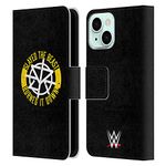 Head Case Designs Officially Licensed WWE Slayed The Beast Seth Rollins Leather Book Wallet Case Cover Compatible With Apple iPhone 13 Mini