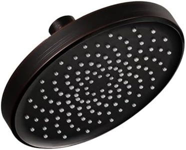 High Pressure Rain Shower Head, ALEASHA 6 Inch 1.8GPM Fixed Luxury Bathroom Showerhead, Adjustable Angles, Anti-Clogging Silicone Nozzles (Oil Rubbed Bronze)